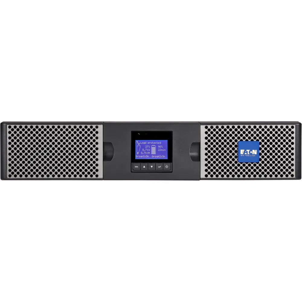 Источник бесперебойного питания Eaton 9PX1500IRT2U-L, Онлайн, 1500VA, Башня/Крепление в стойку