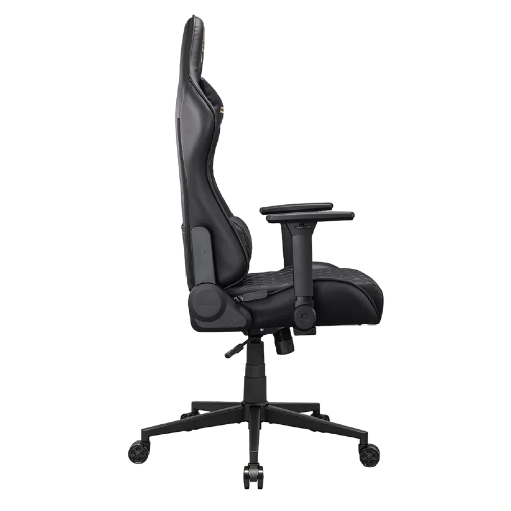 Scaun Gaming Cougar Armor One V2 Gold, PVC Piele, Negru | Auriu