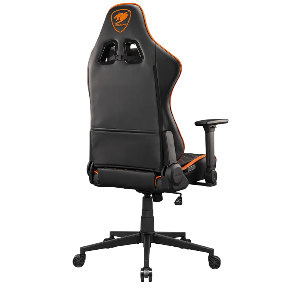 Scaun Gaming Cougar Armor One V2 Gold, PVC Piele, Negru | Auriu