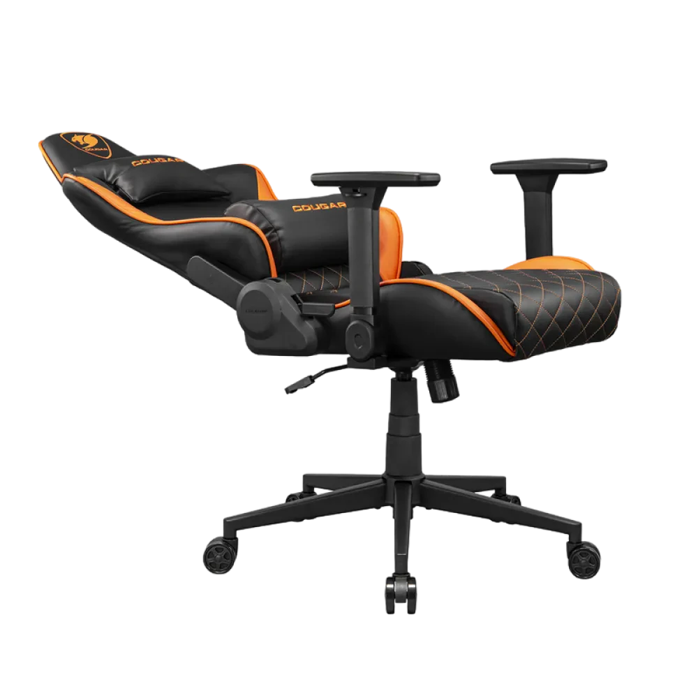 Scaun Gaming Cougar Armor One V2 Gold, PVC Piele, Negru | Auriu
