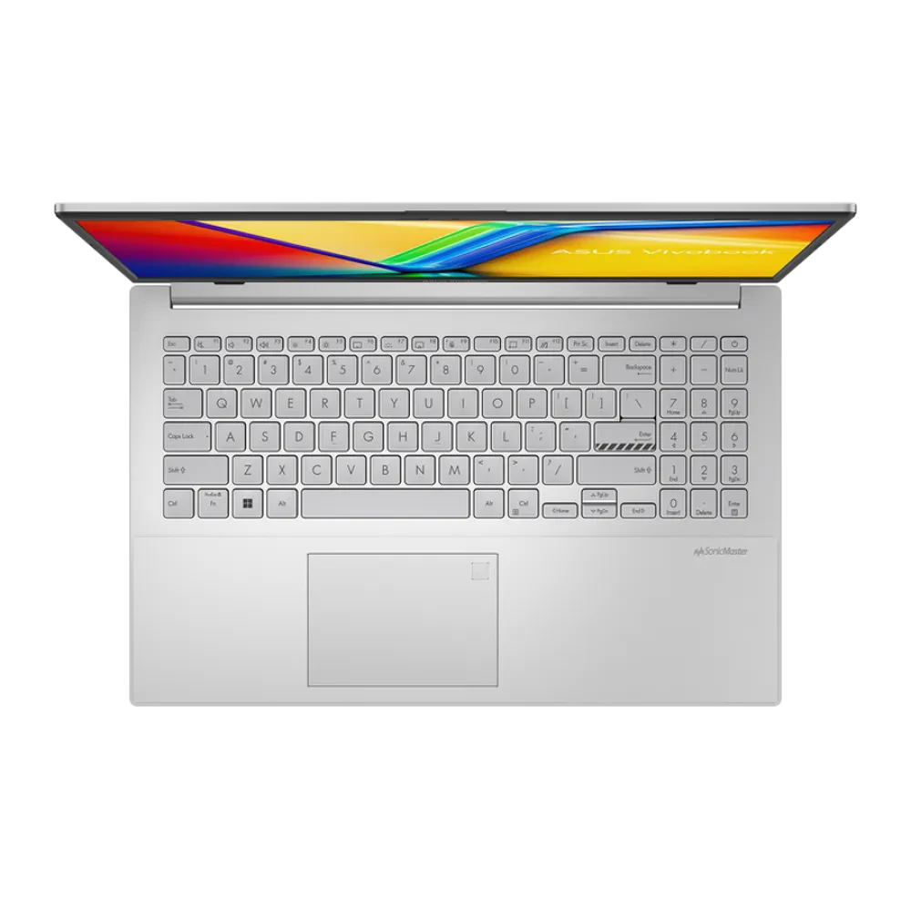Laptop 15,6" ASUS Vivobook Go 15 E1504FA, Cool Silver, AMD Ryzen 5 7520U, 16GB/512GB, Fără SO