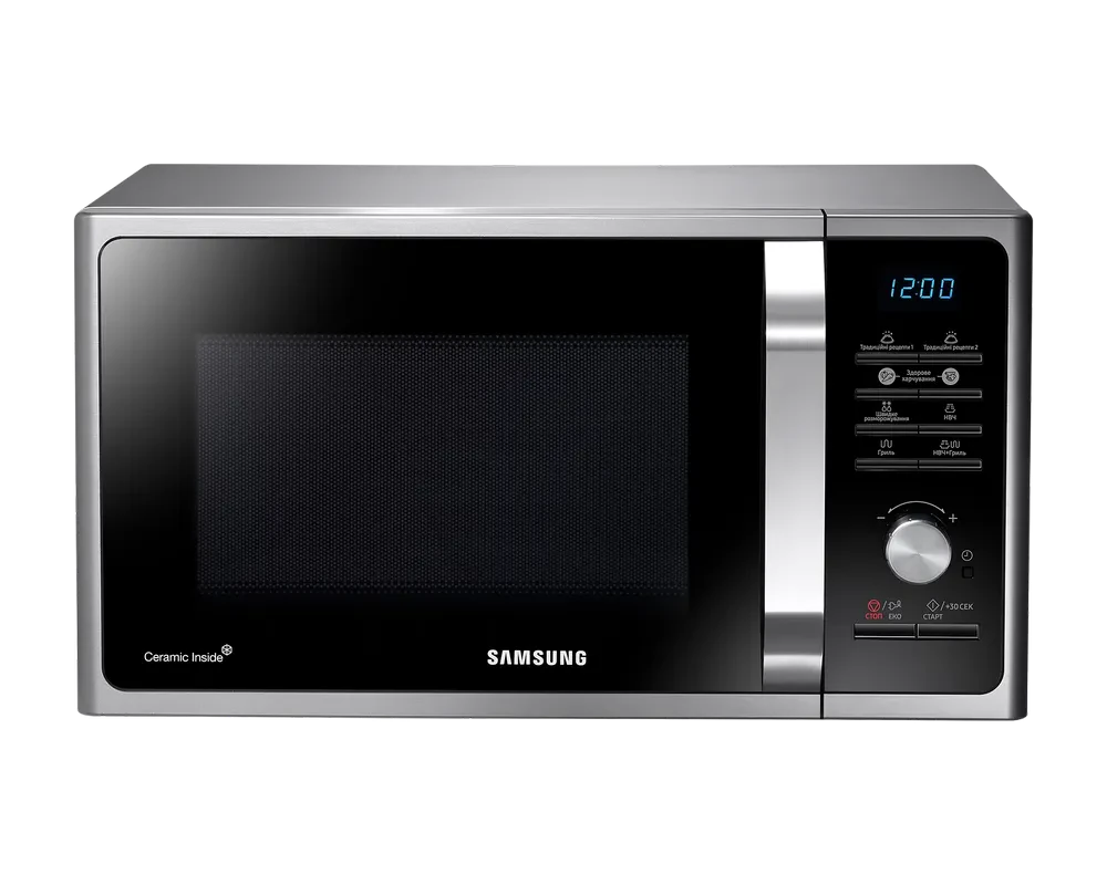 Микроволновая печь Samsung MG23F301TAS/OL, Серебристый