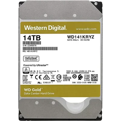 Жесткий диск Western Digital WD Gold, 3.5", 14 ТБ <WD141KRYZ>