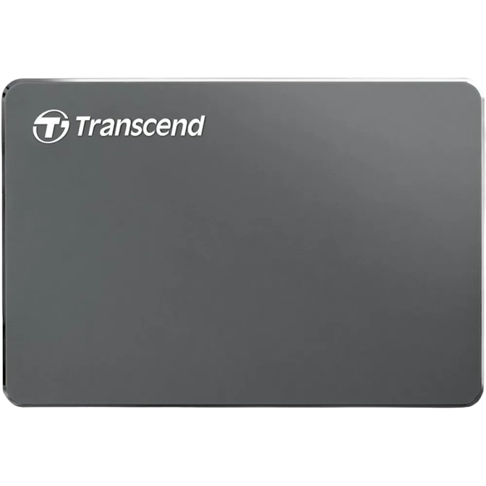Внешний портативный жесткий диск Transcend StoreJet 25C3, 1 ТБ, Grey (TS2TSJ25C3N)
