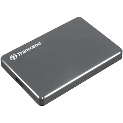 HDD portabil extern Transcend StoreJet 25C3, 1 TB, Grey (TS2TSJ25C3N)