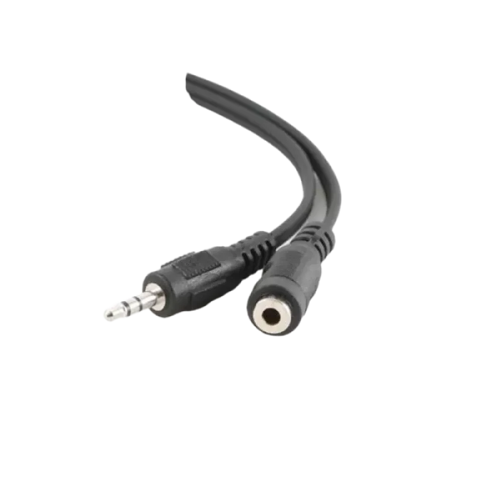 Cablu audio Cablexpert CCA-423-2M, 3.5mm 3-pin (F) - 3.5mm 3-pin (M), 2m, Negru