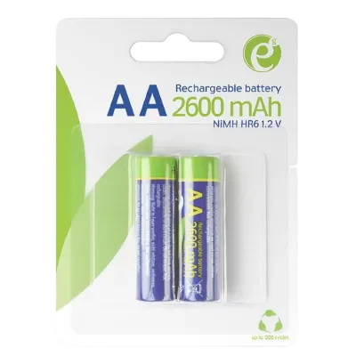 Аккумуляторы Energenie EG-BA-AA26-01, AA, 2600мА·ч, 2шт.