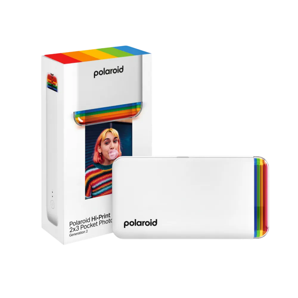 Imprimantă foto Polaroid Hi-Print 2x3 Generation 2 + Paper, 54 x 86 mm, Alb