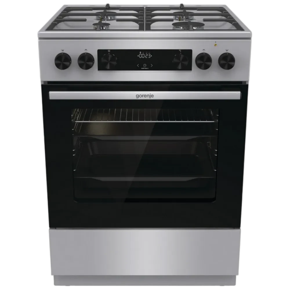 Aragaz Mixt Gorenje GK6C4XF, Oțel inoxidabil