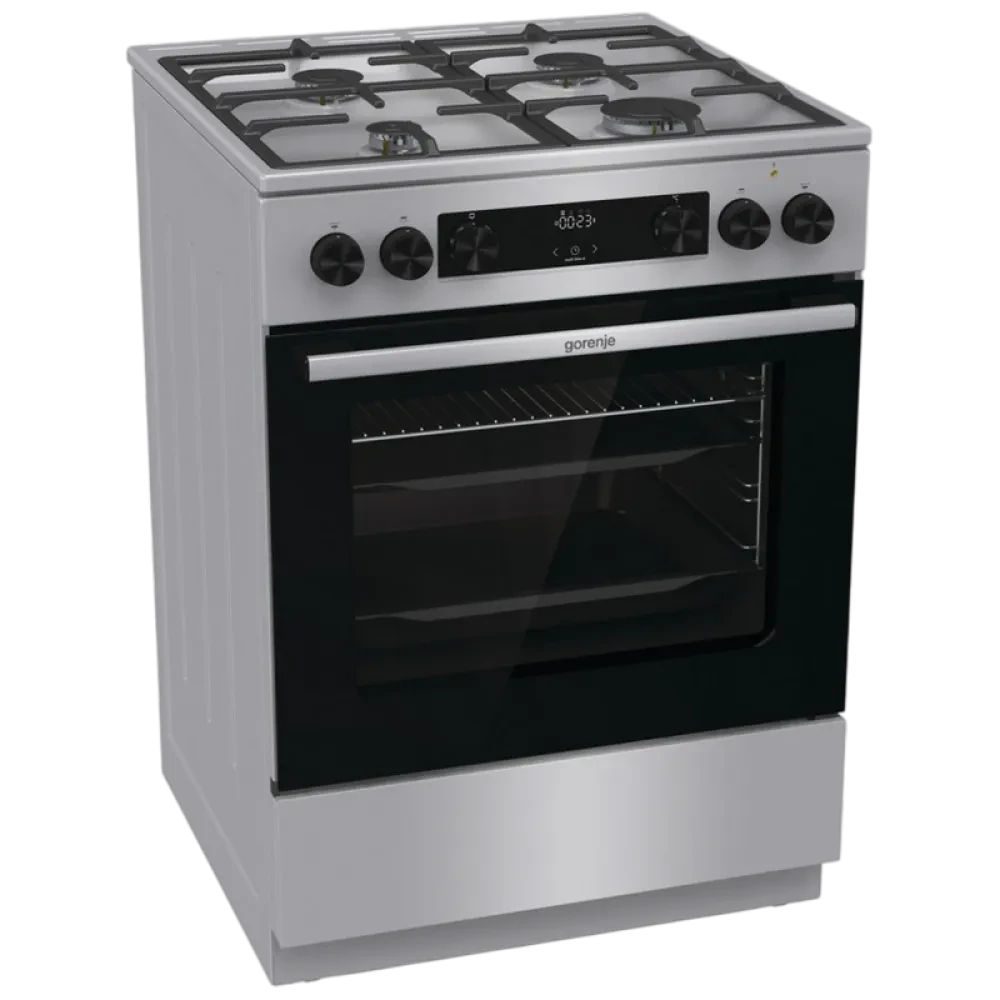 Aragaz Mixt Gorenje GK6C4XF, Oțel inoxidabil