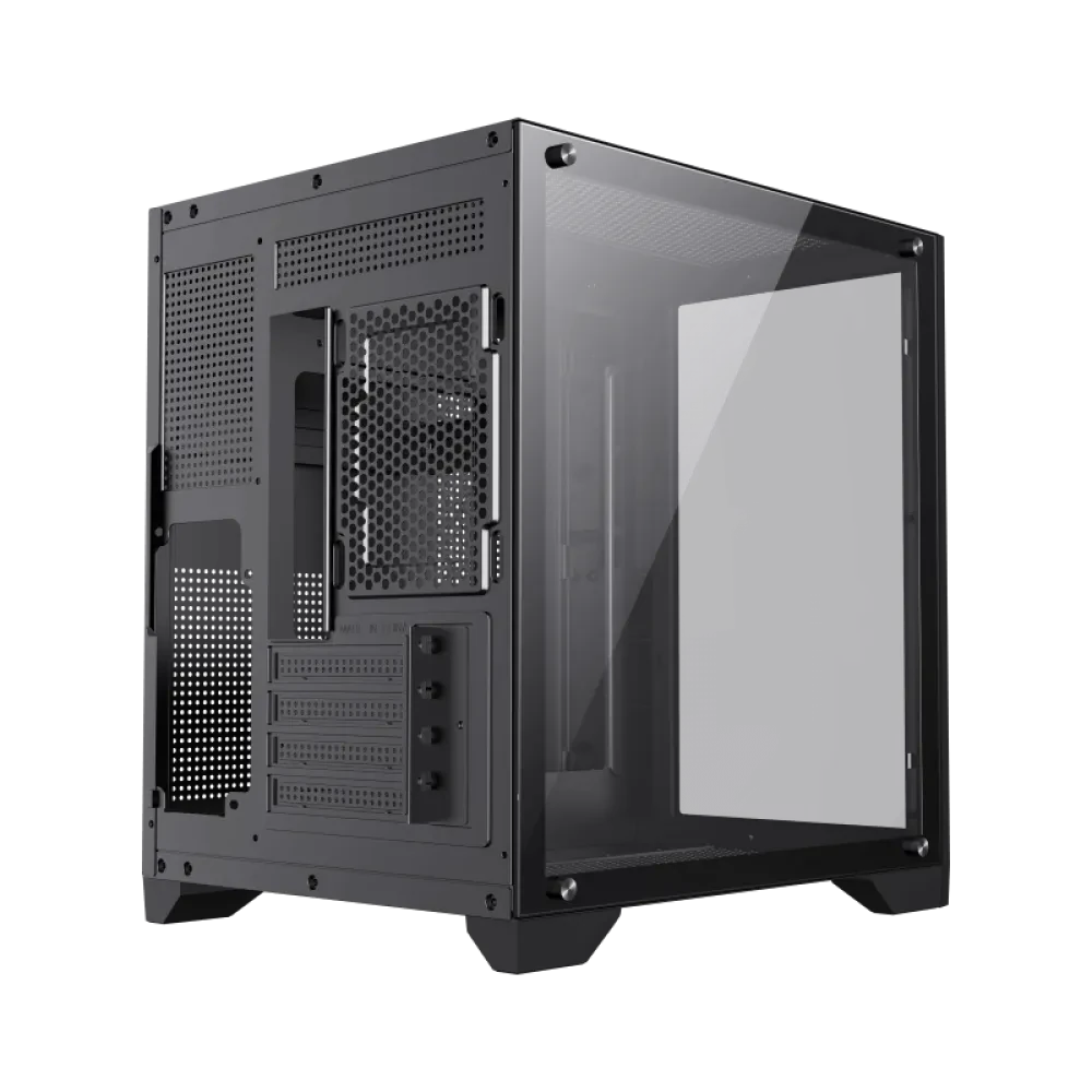 Carcasă PC Gamemax Infinity Mini, Micro-ATX, Fără PSU, Negru