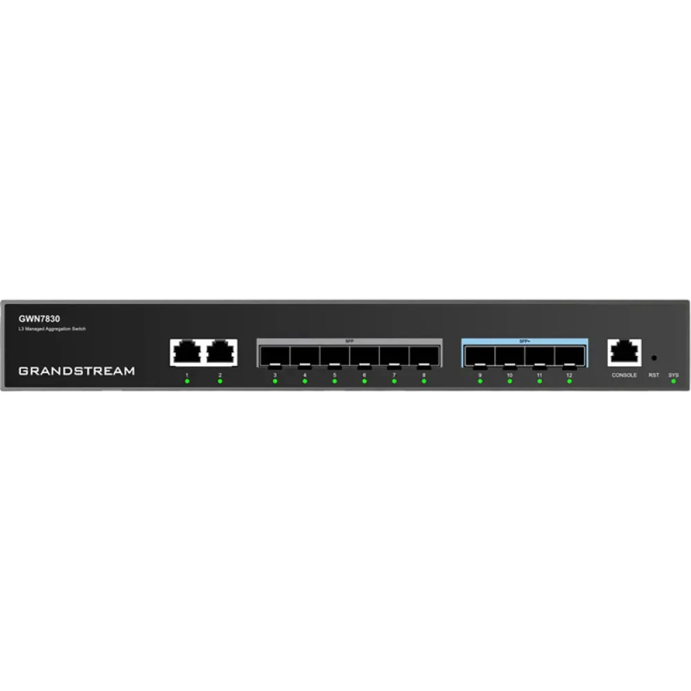 Switch de rețea Grandstream GWN7830, 2 x Gigabit Ethernet
