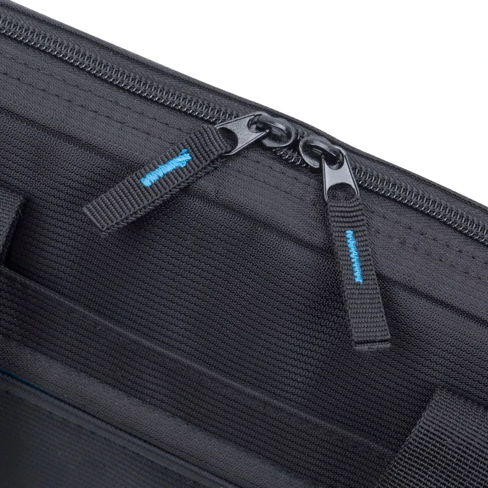 Geantă pentru Laptop RivaCase Regent, 15.6", Poliester, Negru