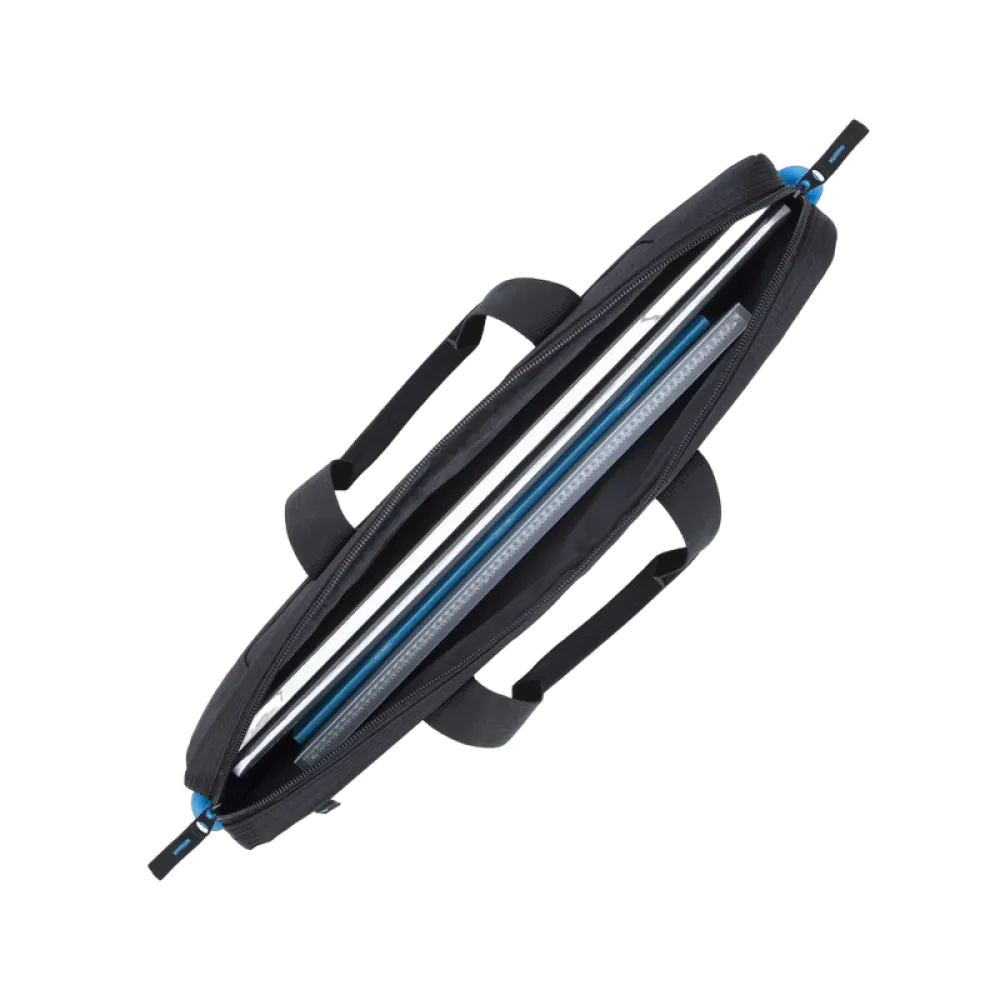 Geantă pentru Laptop RivaCase Regent, 15.6", Poliester, Negru