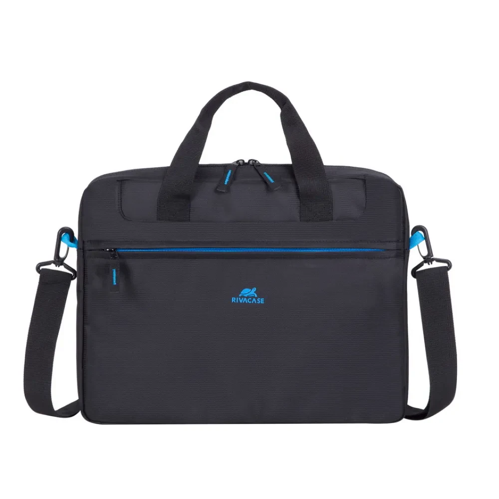 Geantă pentru Laptop RivaCase Regent, 15.6", Poliester, Negru