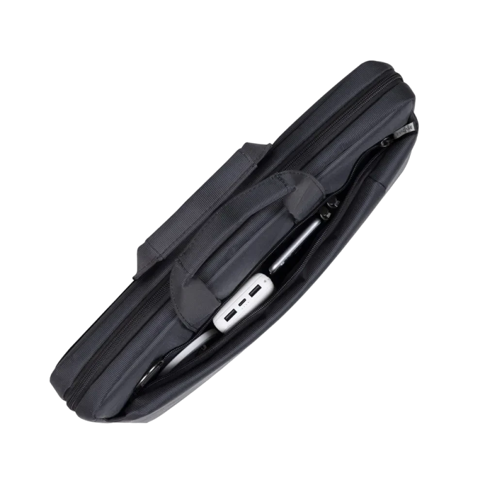 Geantă pentru Laptop Rivacase Central, 15.6", Poliester, Negru