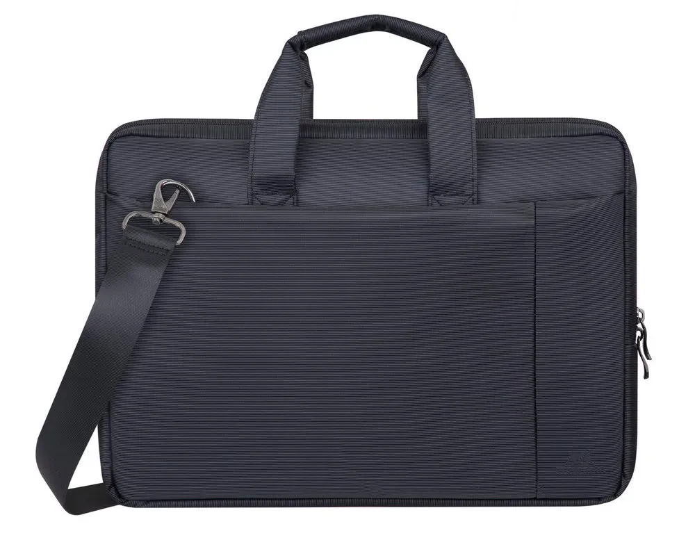 Geantă pentru Laptop Rivacase Central, 15.6", Poliester, Negru