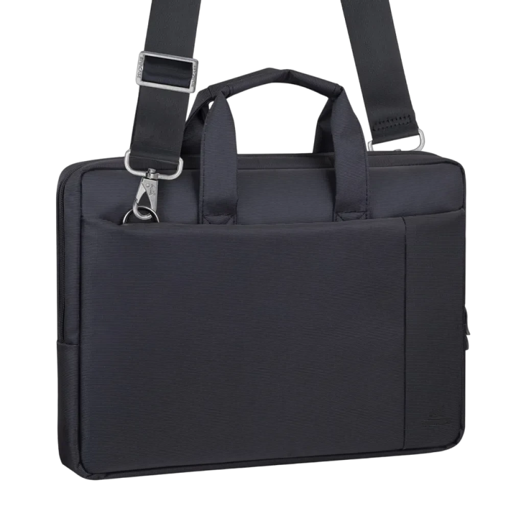 Geantă pentru Laptop Rivacase Central, 15.6", Poliester, Negru
