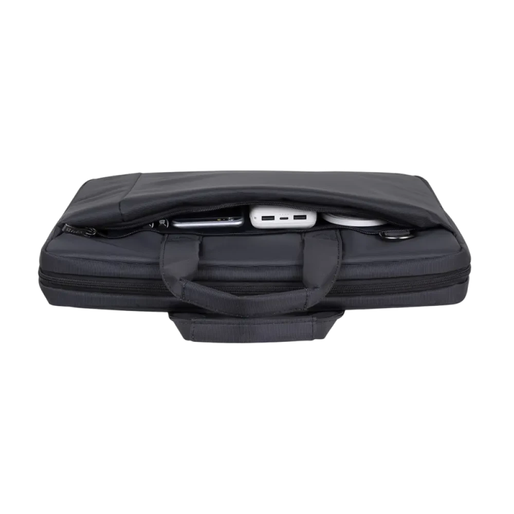 Geantă pentru Laptop Rivacase Central, 15.6", Poliester, Negru