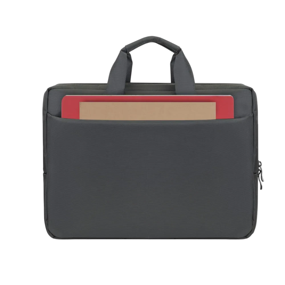 Geantă pentru Laptop Rivacase Central, 15.6", Poliester, Gri