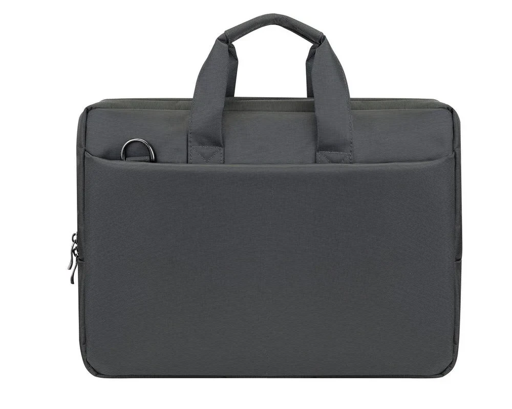 Geantă pentru Laptop Rivacase Central, 15.6", Poliester, Gri