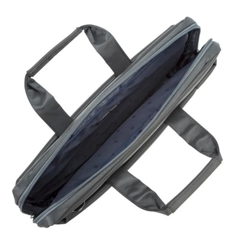 Geantă pentru Laptop Rivacase Central, 15.6", Poliester, Gri