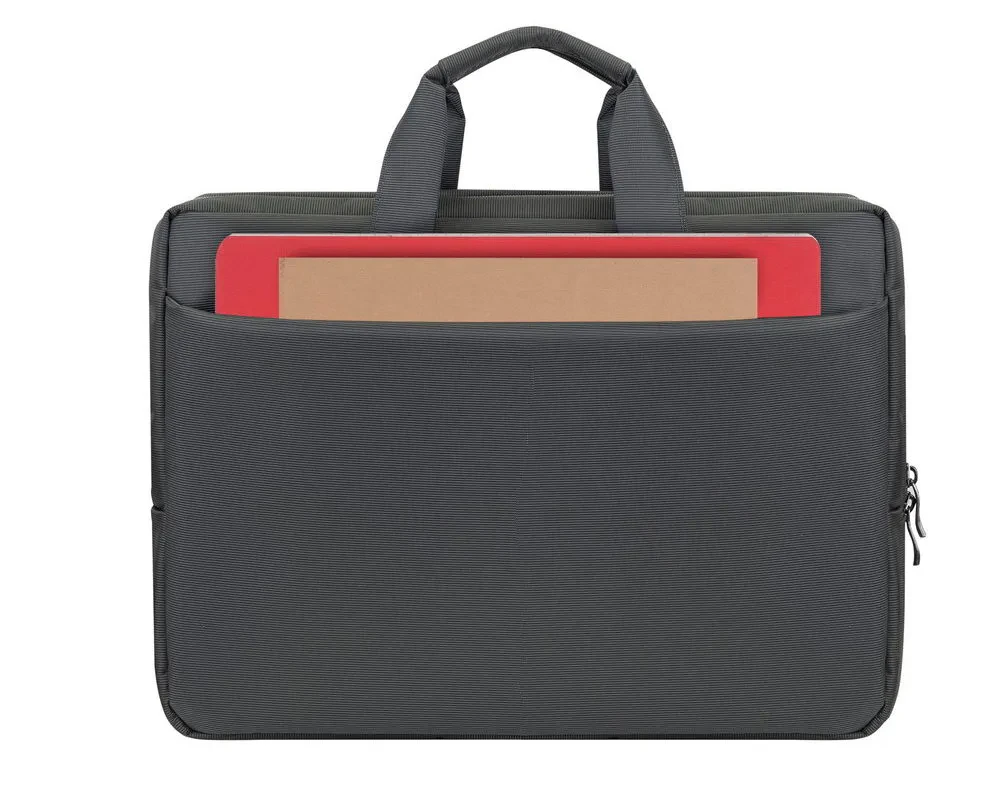 Geantă pentru Laptop Rivacase Central, 15.6", Poliester, Gri