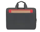 Geantă pentru Laptop Rivacase Central, 15.6", Poliester, Gri
