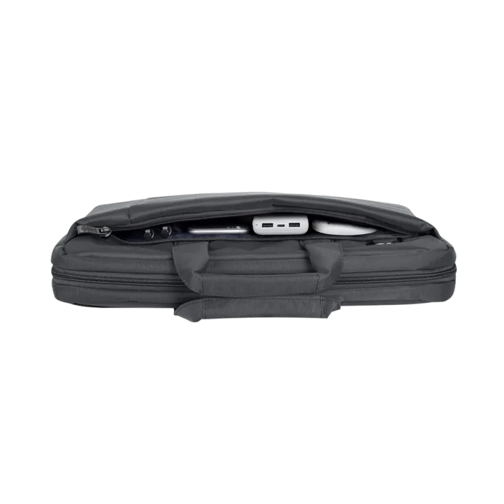 Geantă pentru Laptop Rivacase Central, 15.6", Poliester, Gri