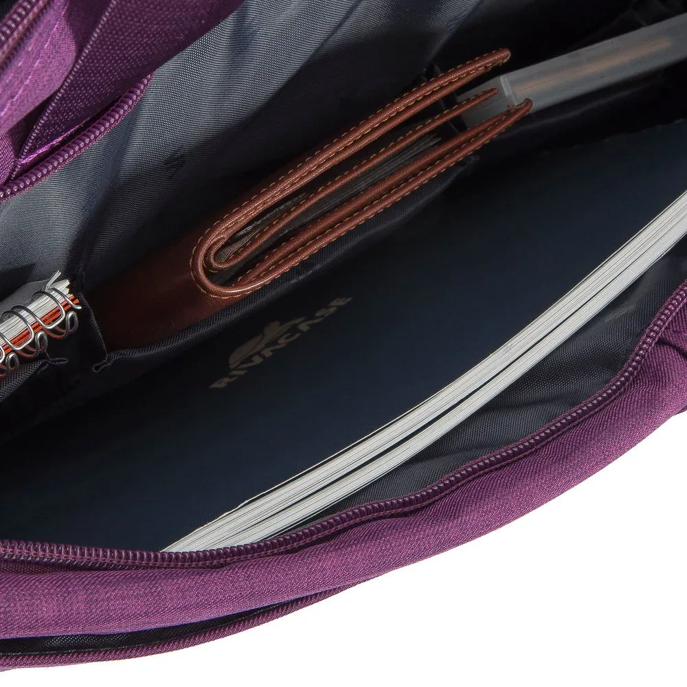 Geantă pentru Laptop Rivacase Biscayne, 15.6", Poliester, Violet