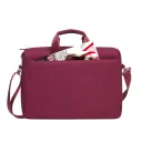 Geantă pentru Laptop RivaCase Biscayne, 15.6", Poliester, Roșu