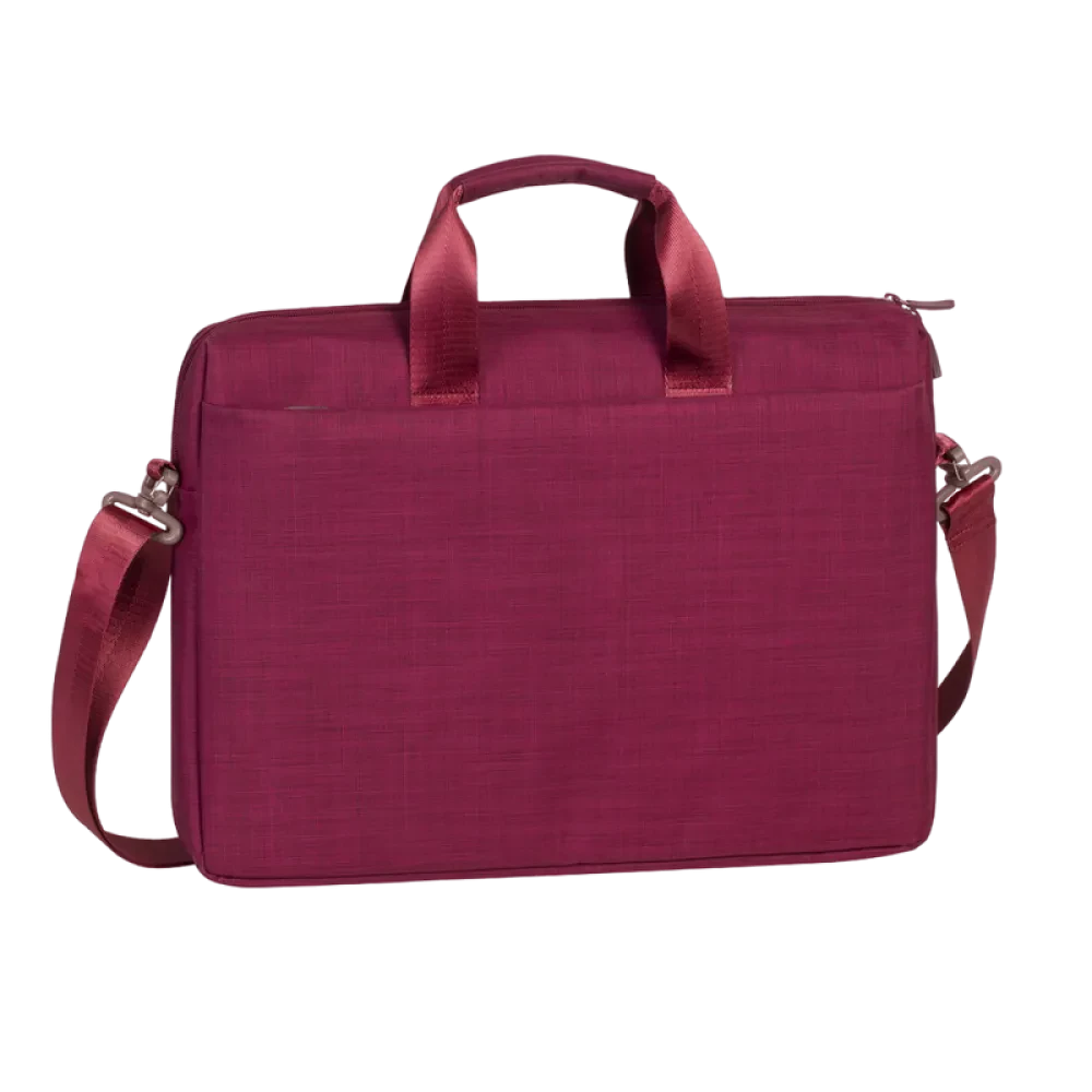 Geantă pentru Laptop RivaCase Biscayne, 15.6", Poliester, Roșu