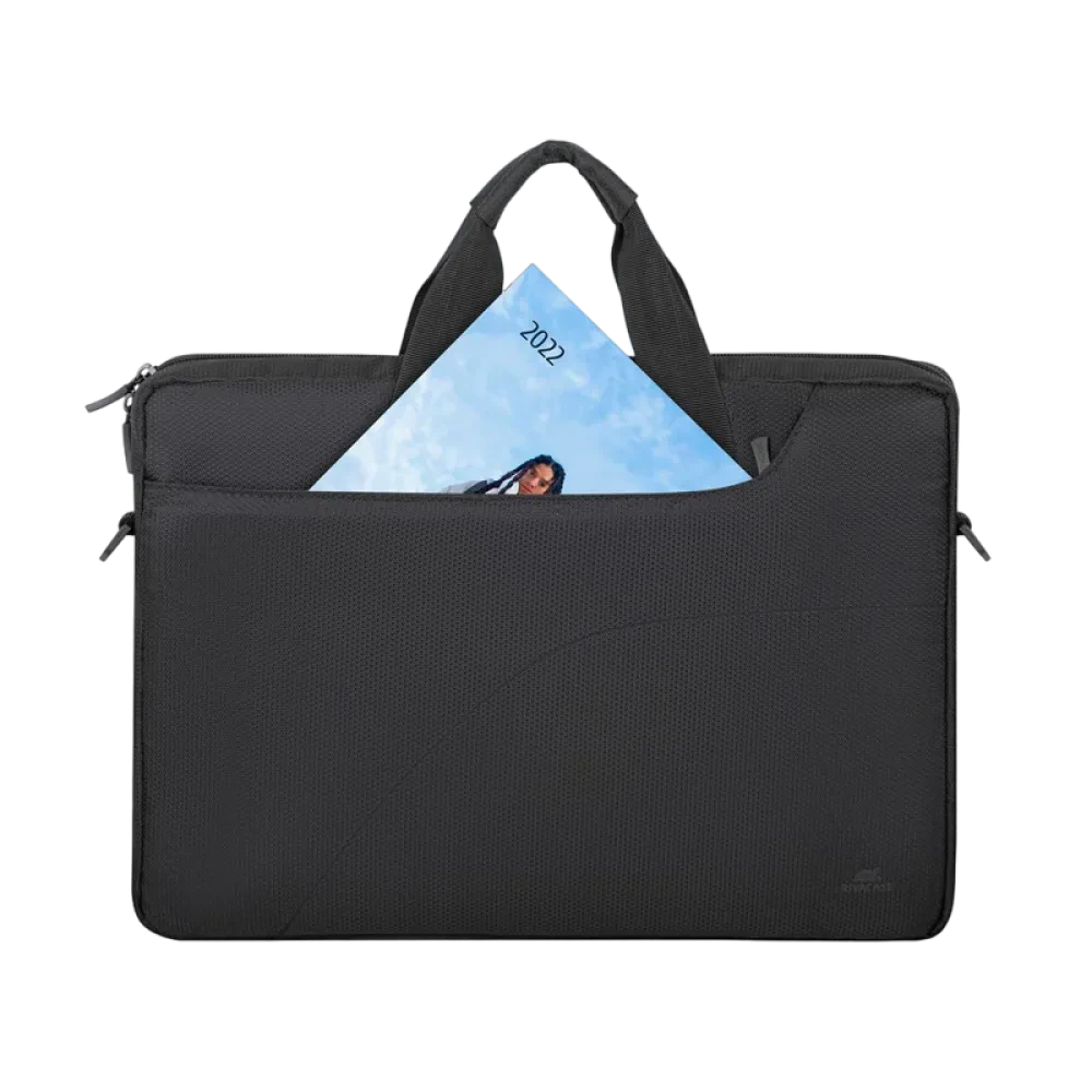 Сумка для ноутбука Rivacase Komodo, 15.6", Полиэстер, Чёрный