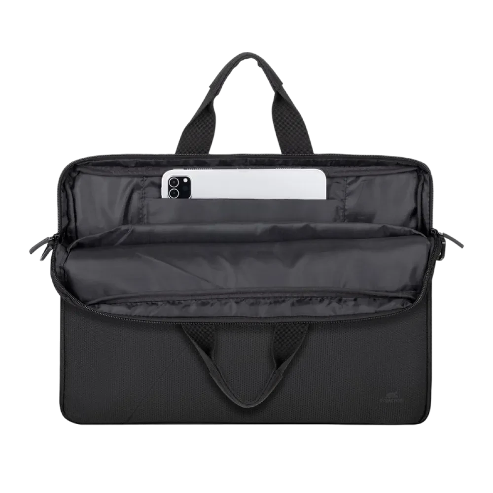 Сумка для ноутбука Rivacase Komodo, 15.6", Полиэстер, Чёрный