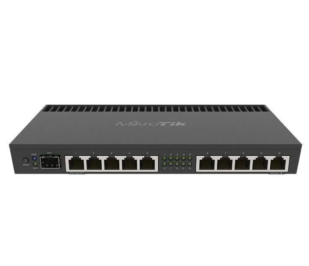 Router MikroTik RB4011iGS+RM, Negru