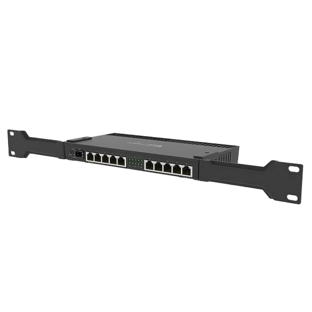 Router MikroTik RB4011iGS+RM, Negru