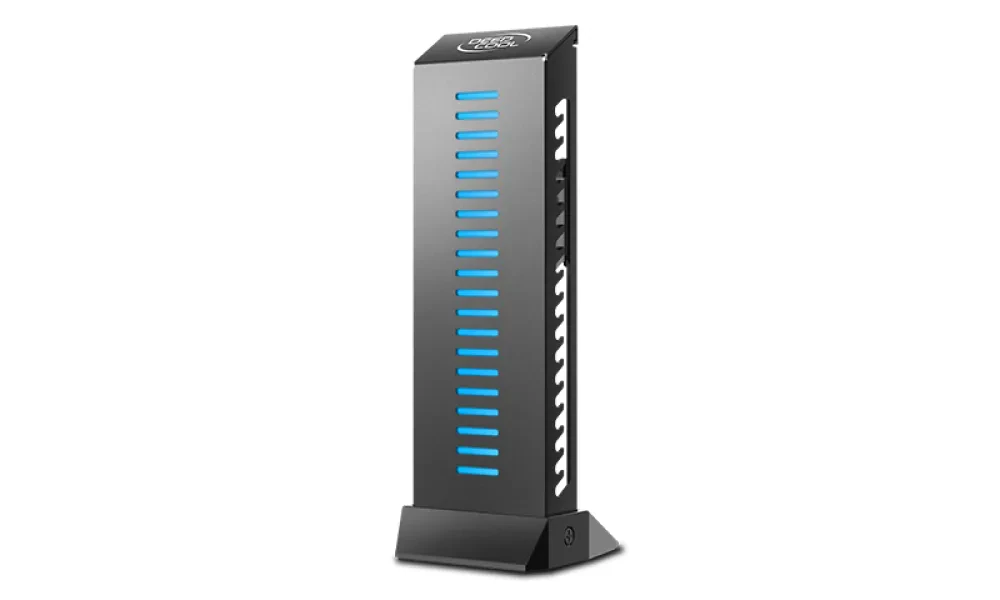 Suport pentru placă grafică Deepcool GH-01 A-RGB, Negru