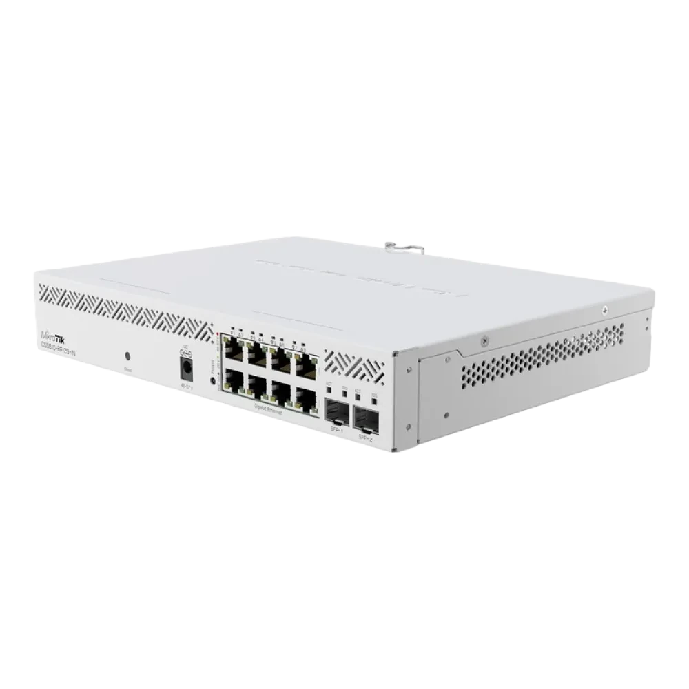 Comutator MikroTik CSS610-8P-2S+IN, Alb