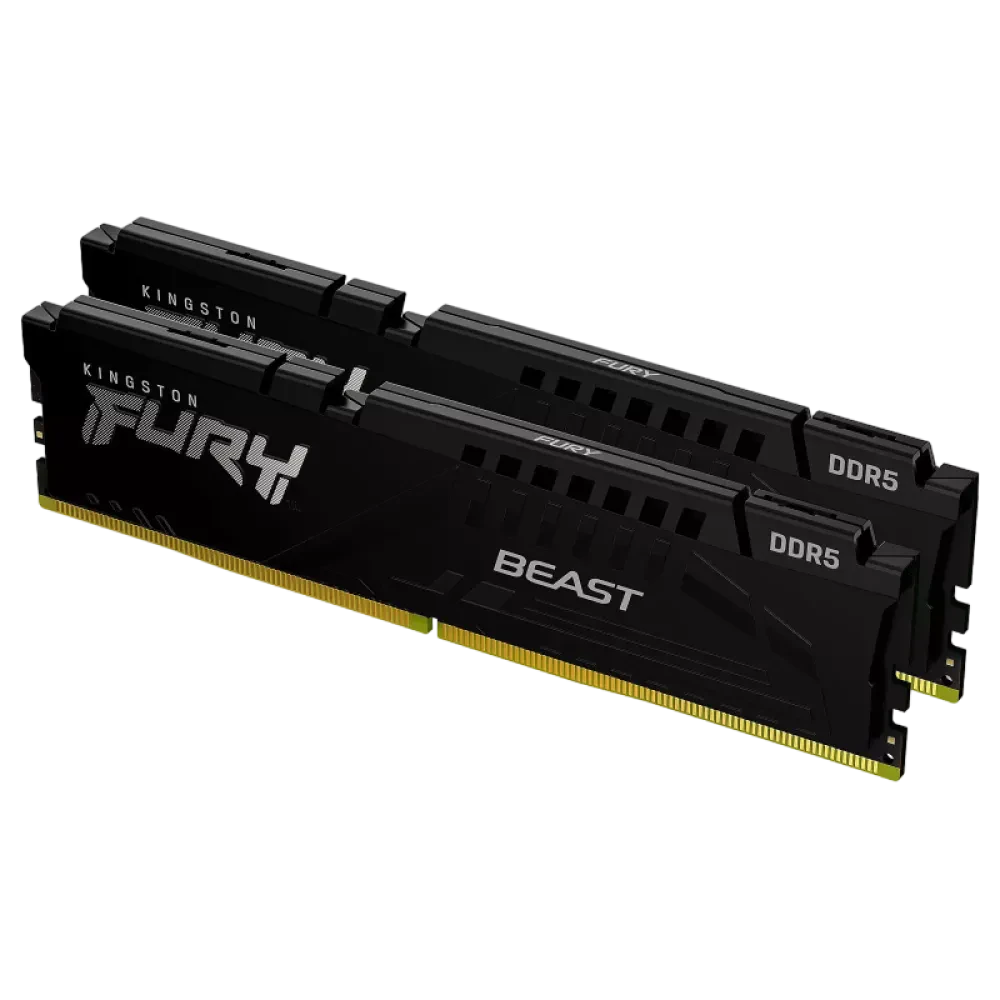 Memorie RAM Kingston FURY Beast, DDR5 SDRAM, 6000 MHz, 16GB, KF560C30BBK2-16