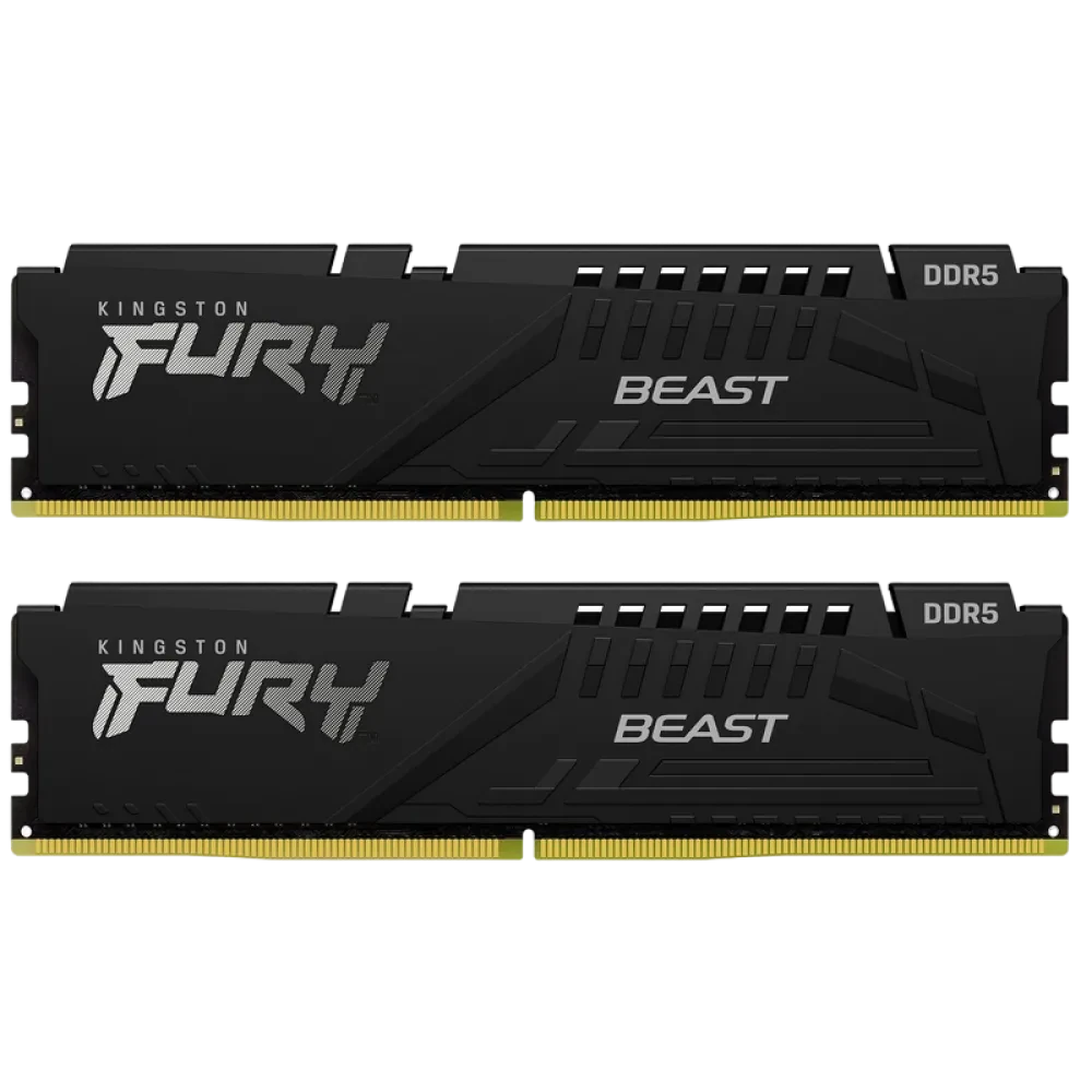 Memorie RAM Kingston FURY Beast, DDR5 SDRAM, 6000 MHz, 16GB, KF560C30BBK2-16