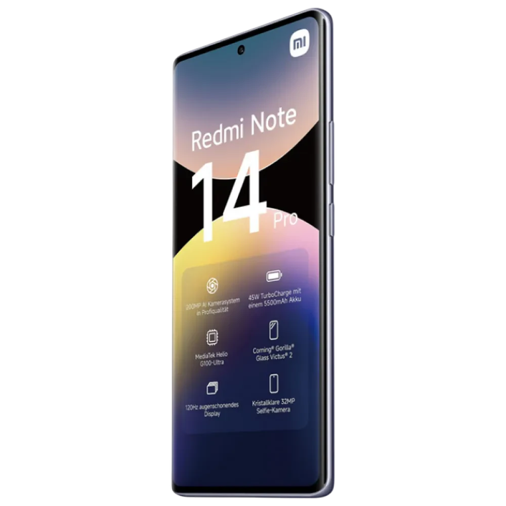 Smartphone Xiaomi Redmi Note 14 Pro 4G, 8GB/256GB, Aurora Purple