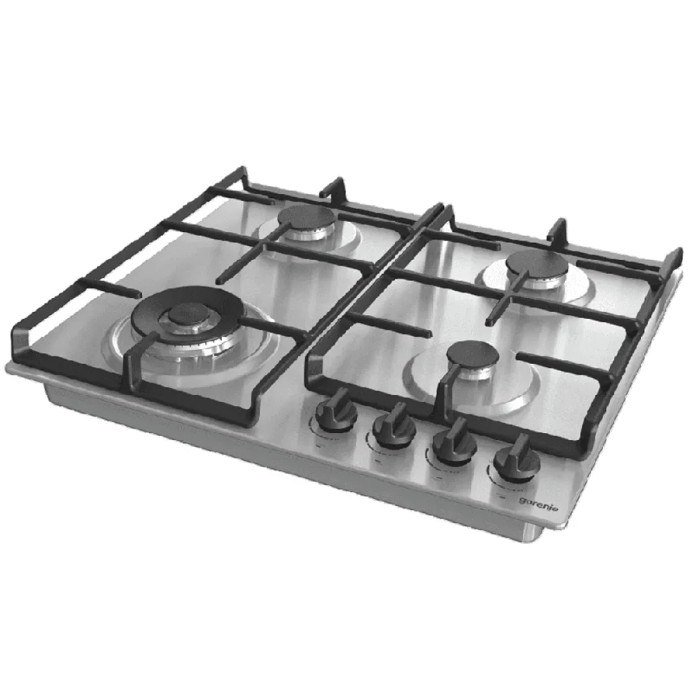 Plită pe gaz Gorenje GW 641 EBX, Oțel inoxidabil