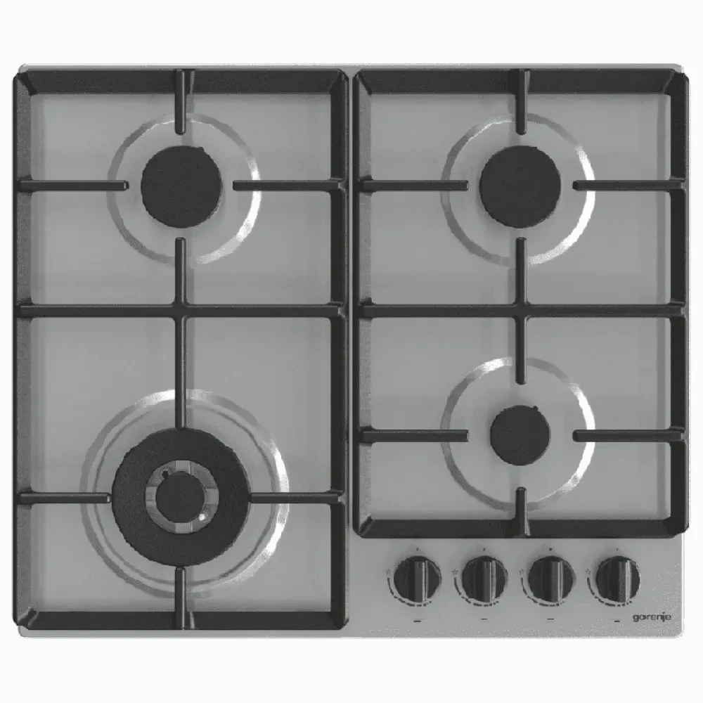 Plită pe gaz Gorenje GW 641 EBX, Oțel inoxidabil
