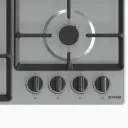Plită pe gaz Gorenje GW 641 EBX, Oțel inoxidabil