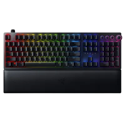 Клавиатура Razer Huntsman V2 Analog, Проводное, Чёрный