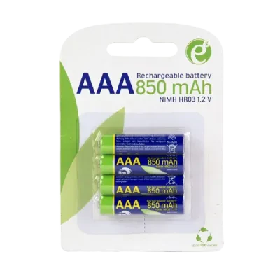 Батарейки Energenie EG-BA-AAA8R4-01, AAA, 850мА·ч, 4шт.