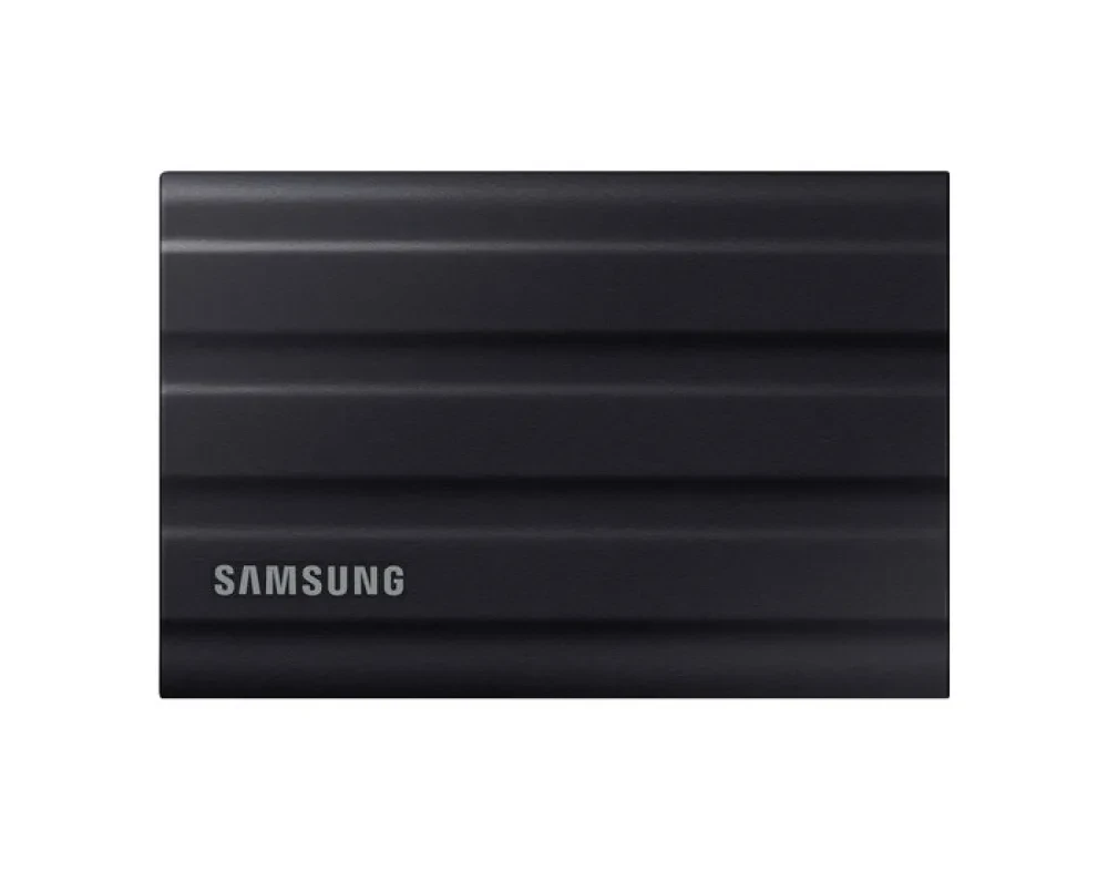 Внешний портативный SSD накопитель Samsung Portable SSD T7 Shield, 1 ТБ, Чёрный (MU-PE1T0S/WW)