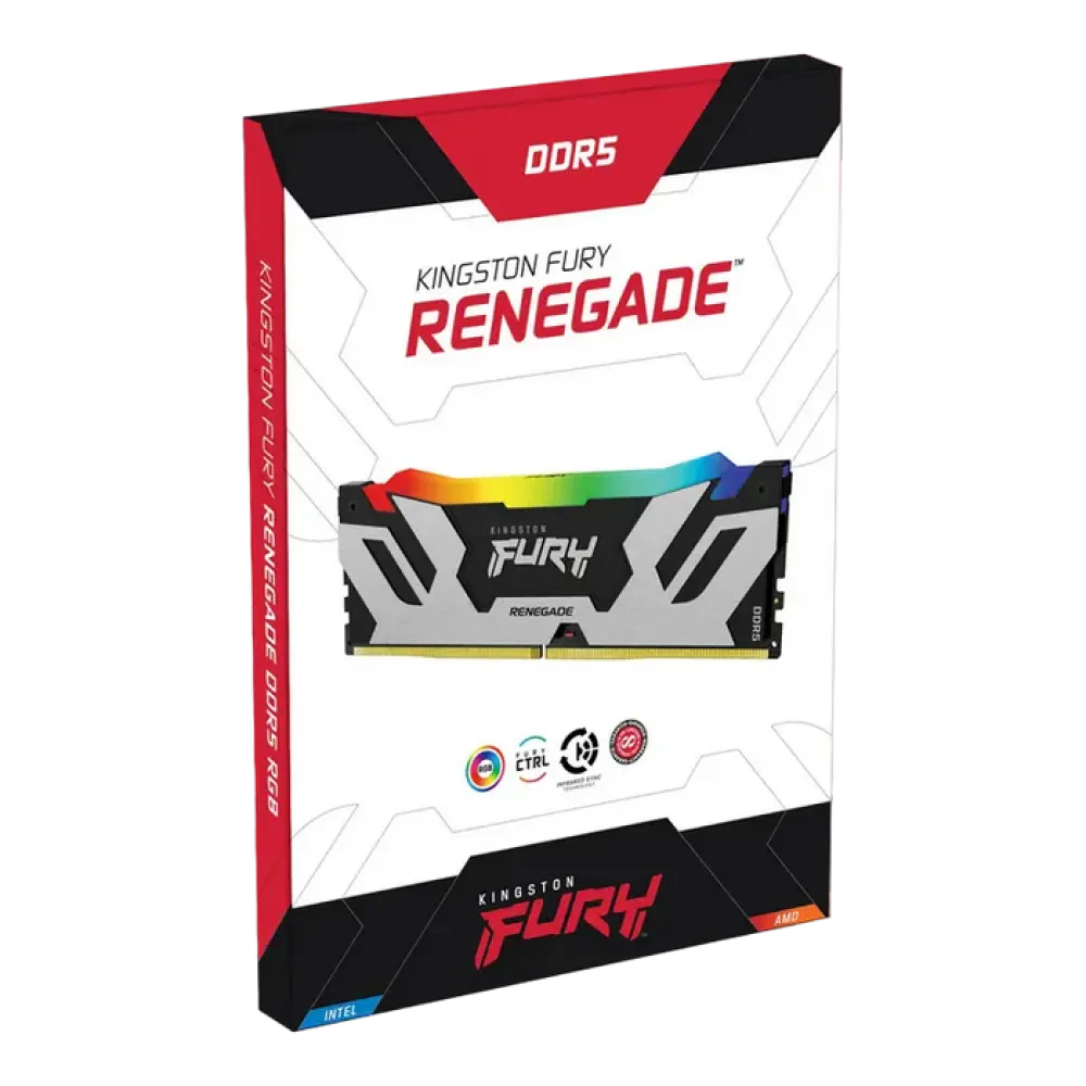 Memorie RAM Kingston FURY Renegade RGB, DDR5 SDRAM, 8000 Mhz, 32 GB, KF580C38RSAK2-32
