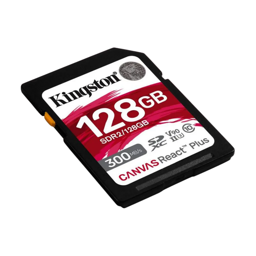 Карта памяти Kingston Canvas React Plus, 128Гб (SDR2/128GB)