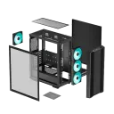 Компьютерный корпус Deepcool CC560 V2, Full-Tower, Без блока питания, Чёрный